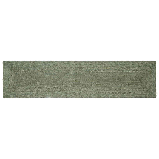 vidaXL Area Rugs Rectangular Olive Green 60 x 250 cm Jute