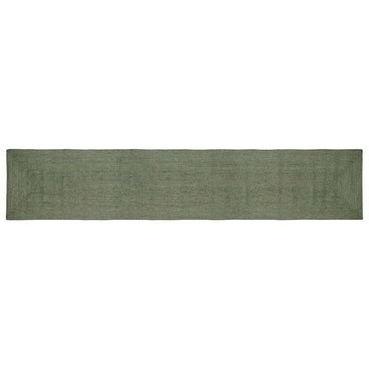 vidaXL Area Rugs Rectangular Olive Green 60 x 400 cm Jute