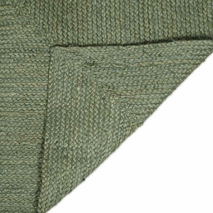 vidaXL Area Rugs Rectangular Olive Green 80 x 250 cm Jute