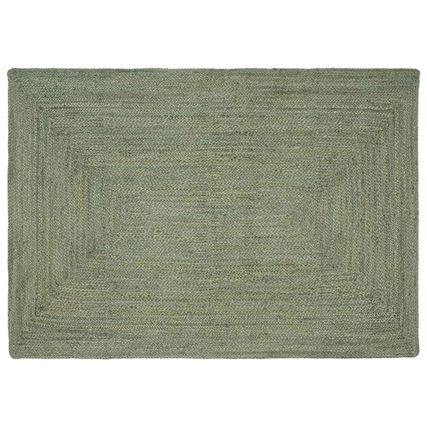 vidaXL Area Rugs Rectangular Olive Green 120 x 170 cm Jute