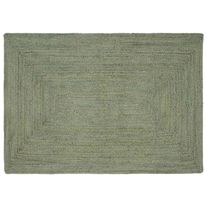 vidaXL Area Rugs Rectangular Olive Green 120 x 170 cm Jute