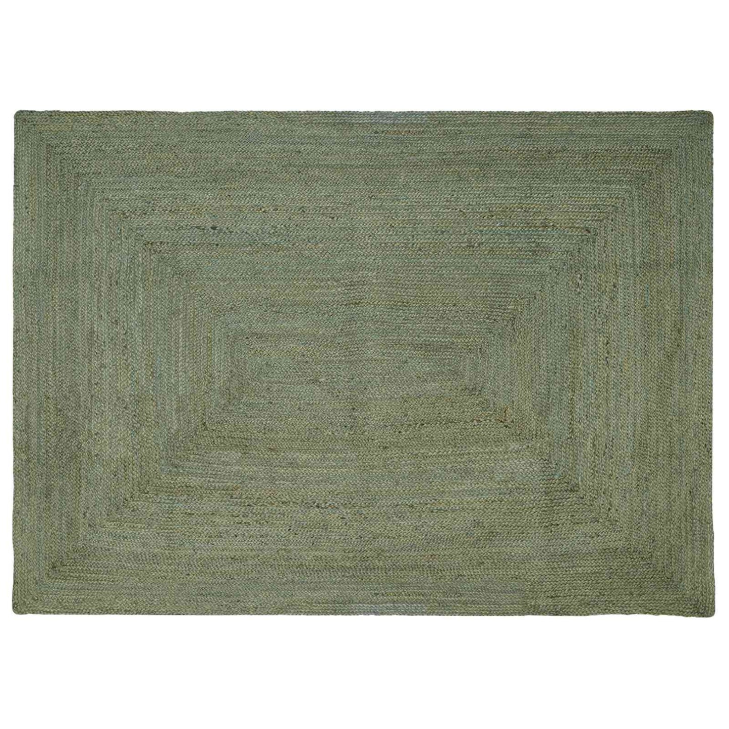 vidaXL Area Rugs Rectangular Olive Green 200 x 290 cm Jute