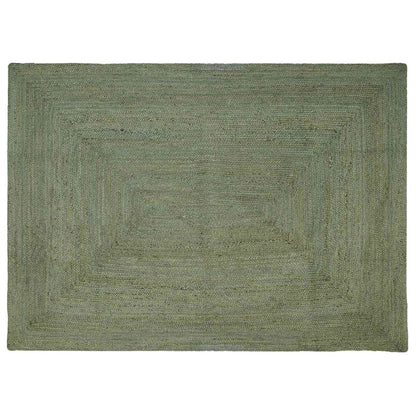 vidaXL Area Rugs Rectangular Olive Green 200 x 290 cm Jute