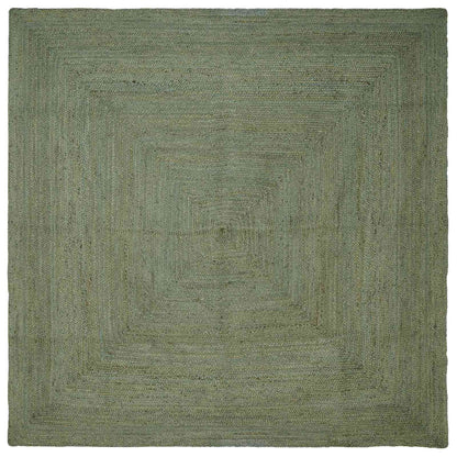 vidaXL Area Rugs Square Olive Green 300 x 300 cm Jute