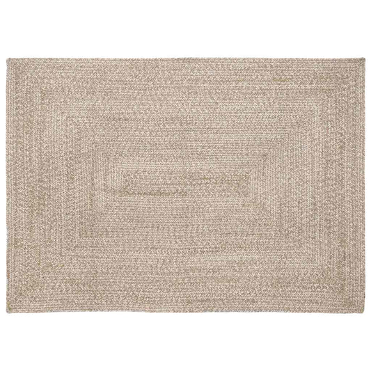 vidaXL Area Rugs Natural and White 140 x 200 cm Jute