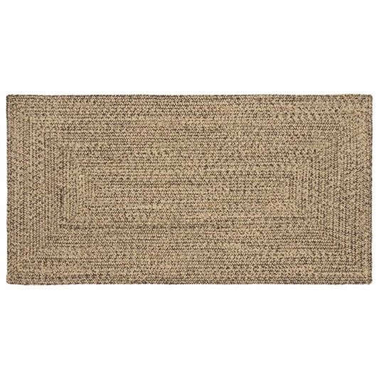 vidaXL Area Rugs Natural and Black 80 x 150 cm Jute