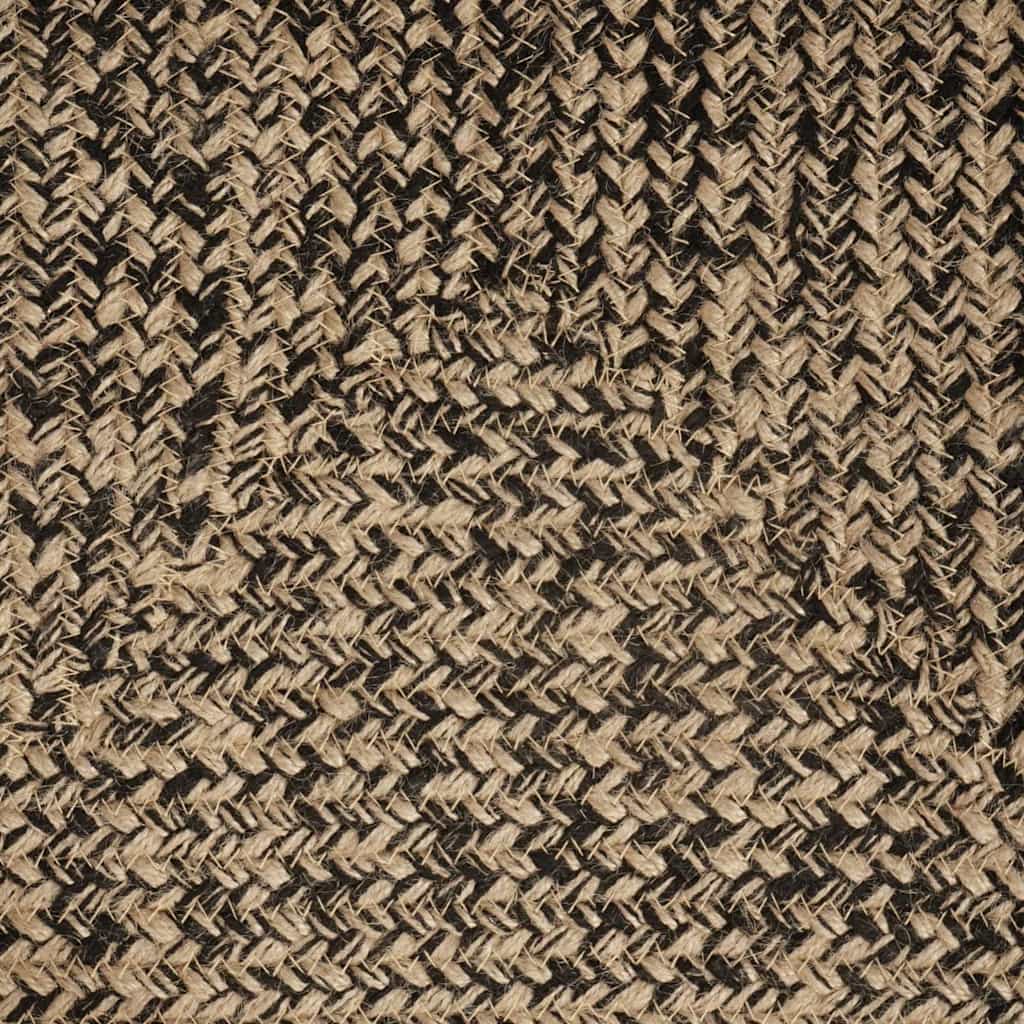 vidaXL Area Rugs Natural and Black 80 x 250 cm Jute