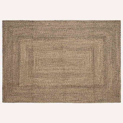 vidaXL Area Rugs Natural and Black 200 x 290 cm Jute