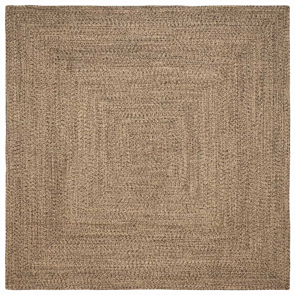 vidaXL Area Rugs Natural and Black 300 x 300 cm Jute