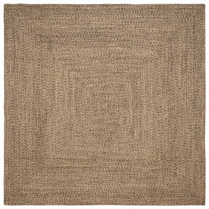 vidaXL Area Rugs Natural and Black 300 x 300 cm Jute