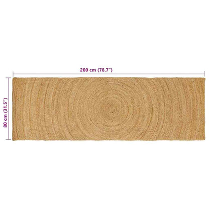 vidaXL Area Rugs Natural 80 x 200 cm Jute
