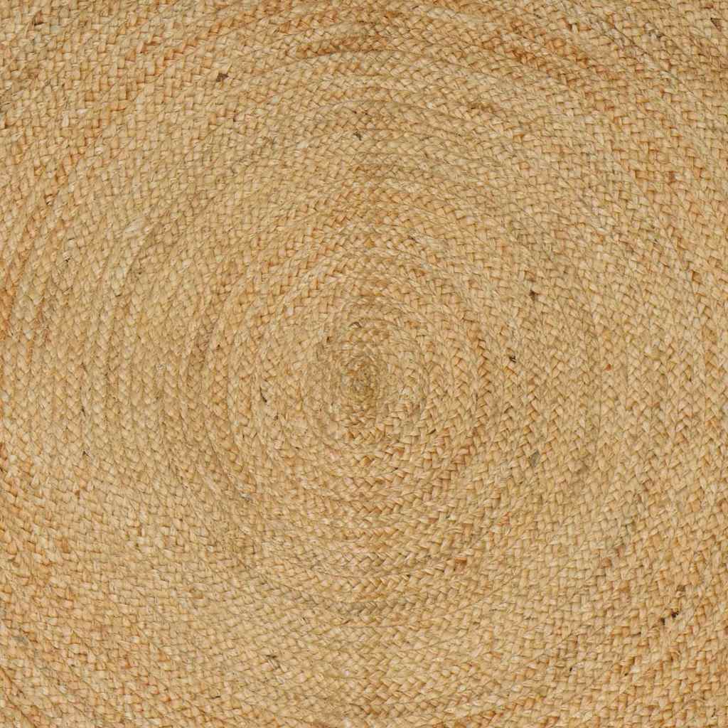 vidaXL Area Rugs Natural 120 x 120 cm Jute