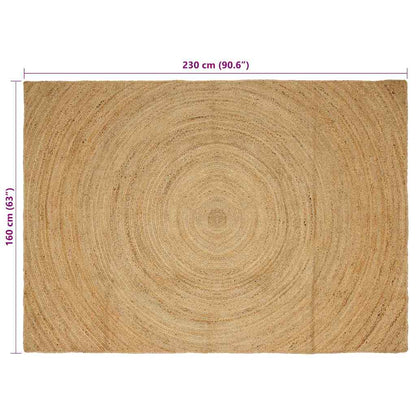 vidaXL Area Rugs Natural 160 x 230 cm Jute