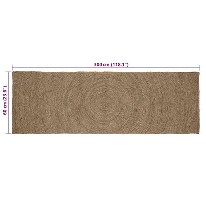 vidaXL Area Rugs Grey 60 x 300 cm Jute