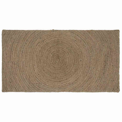 vidaXL Area Rugs Grey 80 x 150 cm Jute