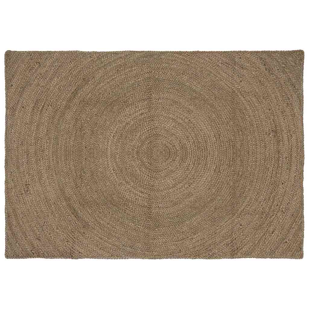 vidaXL Area Rugs Grey 120 x 170 cm Jute