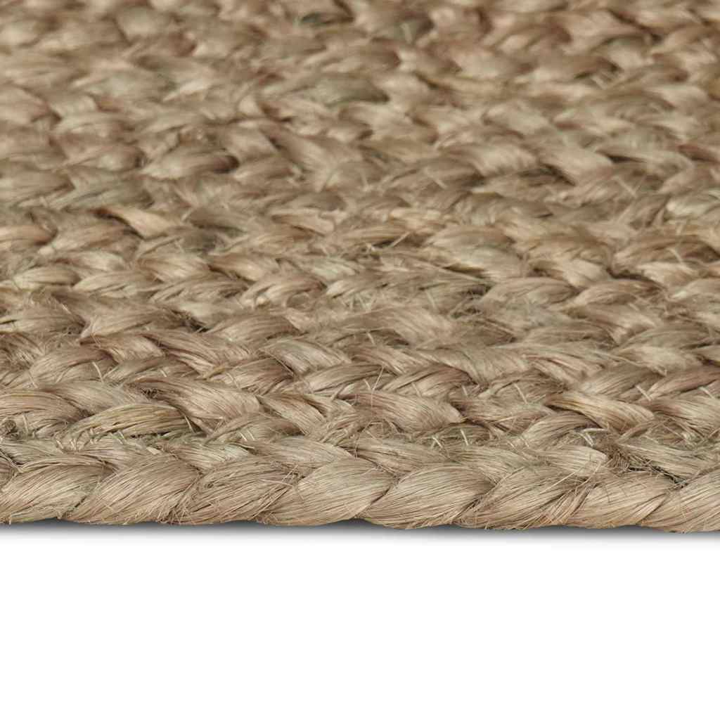 vidaXL Area Rugs Grey 160 x 160 cm Jute