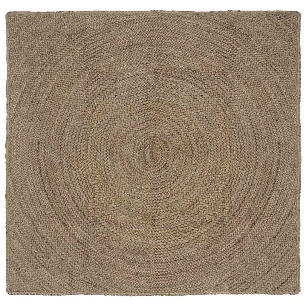 vidaXL Area Rugs Grey 160 x 160 cm Jute