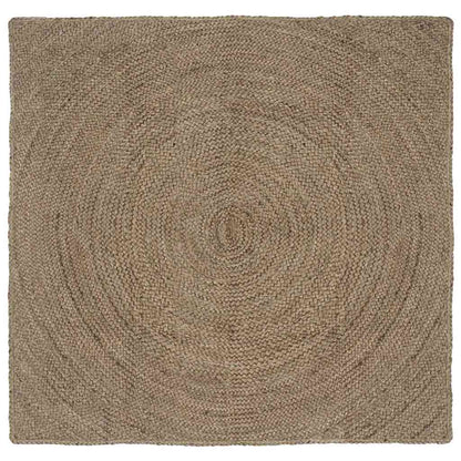 vidaXL Area Rugs Grey 160 x 160 cm Jute