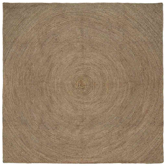 vidaXL Area Rugs Grey 200 x 200 cm Jute