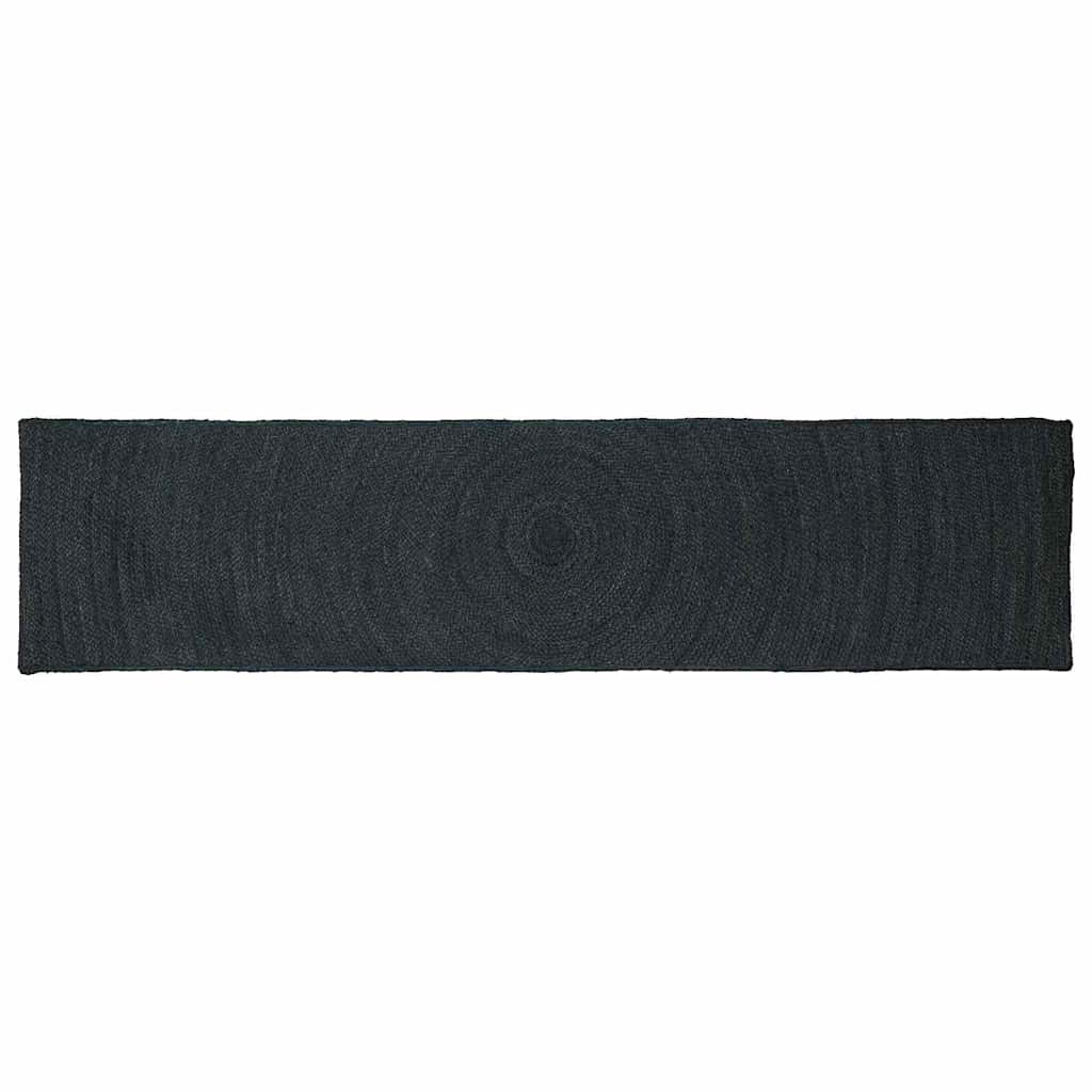 vidaXL Area Rugs Dark Grey 60 x 250 cm Jute