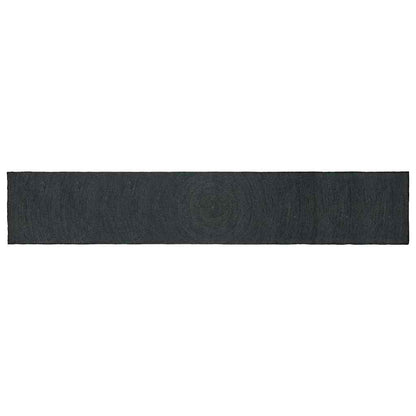 vidaXL Area Rugs Dark Grey 80 x 400 cm Jute