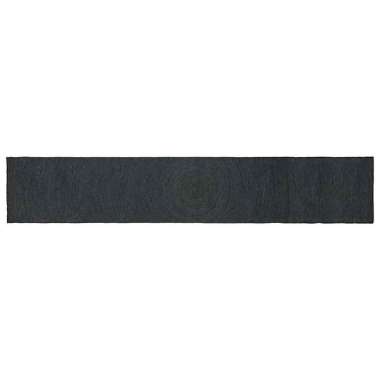 vidaXL Area Rugs Dark Grey 80 x 400 cm Jute