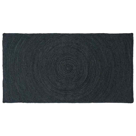 vidaXL Area Rugs Dark Grey 100 x 200 cm Jute