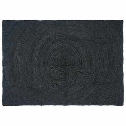 vidaXL Area Rugs Dark Grey 120 x 170 cm Jute