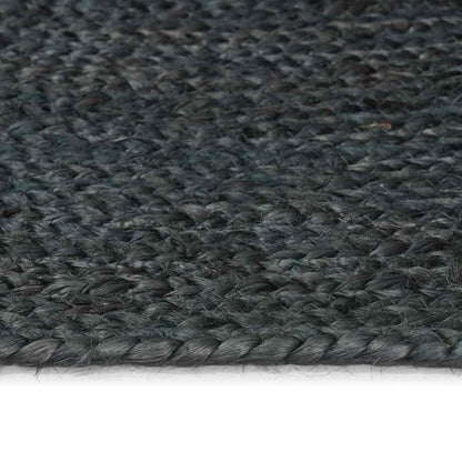 vidaXL Area Rugs Dark Grey 160 x 230 cm Jute