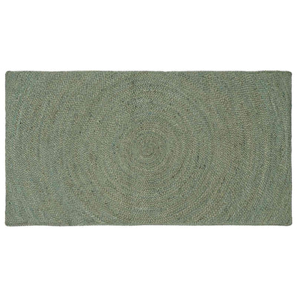 vidaXL Area Rugs Olive Green 60 x 110 cm Jute