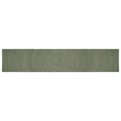 vidaXL Area Rugs Olive Green 60 x 400 cm Jute