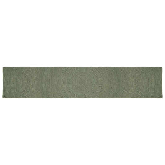 vidaXL Area Rugs Olive Green 60 x 400 cm Jute