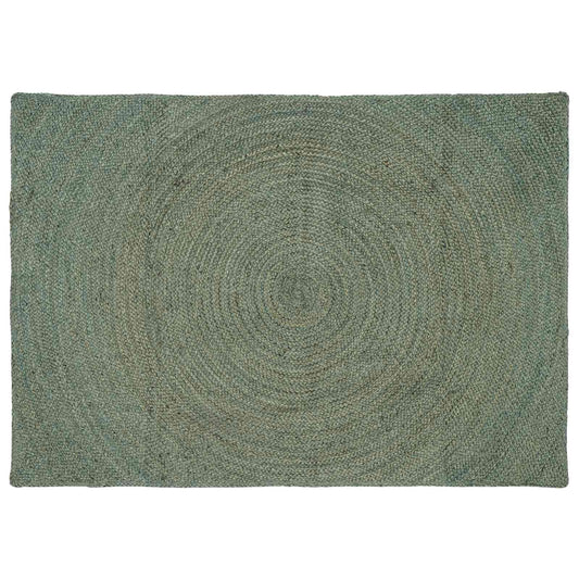vidaXL Area Rugs Olive Green 120 x 170 cm Jute