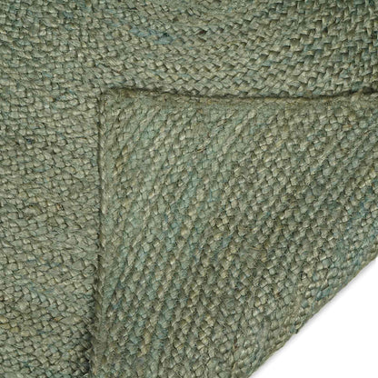 vidaXL Area Rugs Olive Green 200 x 200 cm Jute