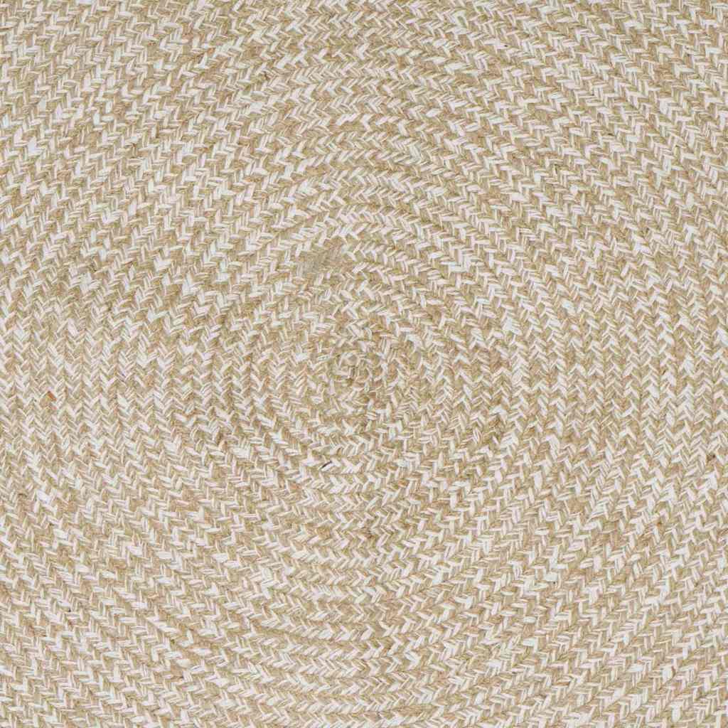 vidaXL Area Rugs Natural and White 60 x 400 cm Jute