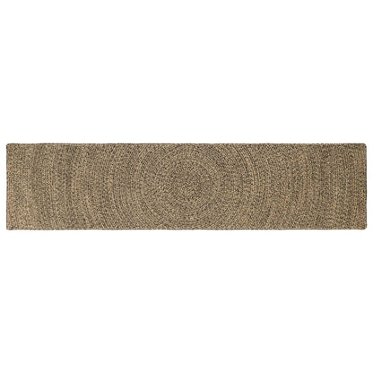 vidaXL Area Rugs Natural and Black 60 x 200 cm Jute