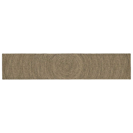 vidaXL Area Rugs Natural and Black 60 x 400 cm Jute