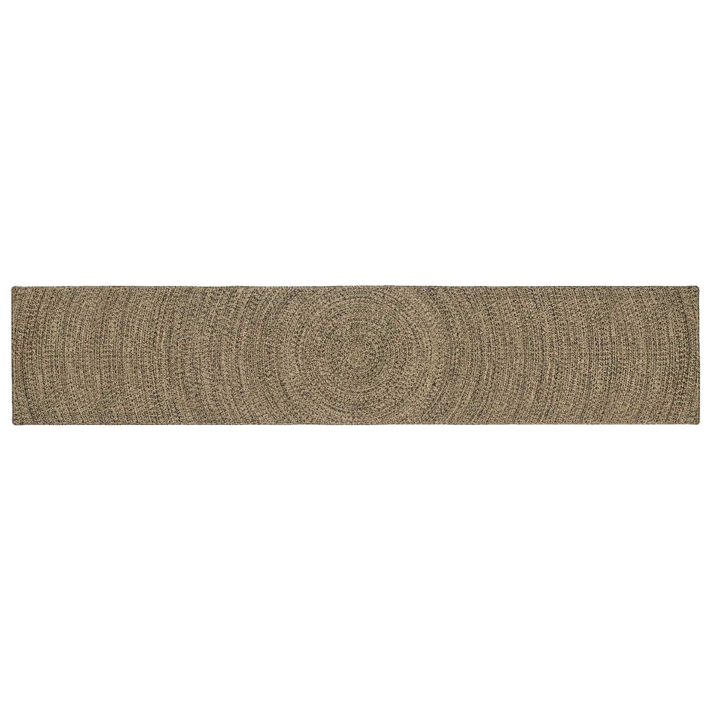 vidaXL Area Rugs Natural and Black 80 x 400 cm Jute