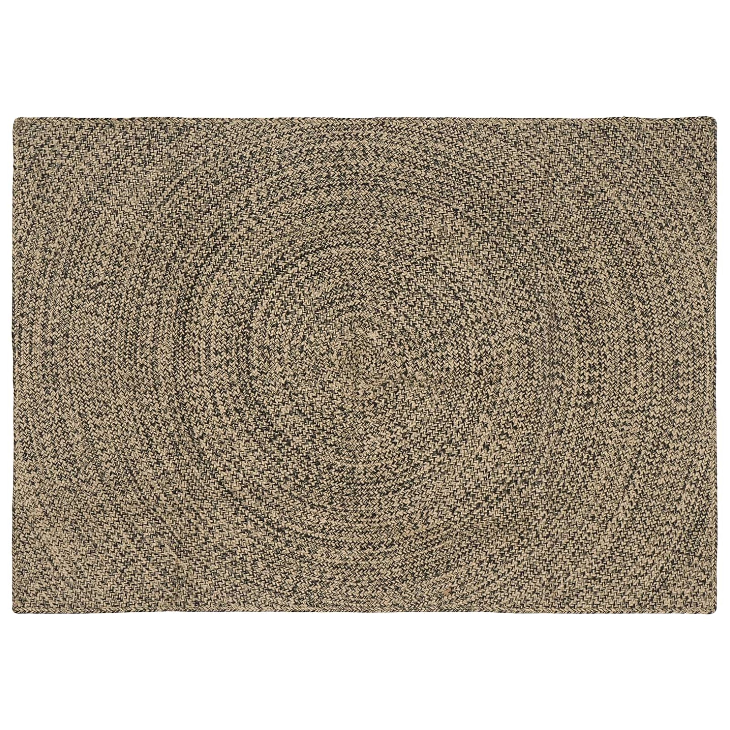 vidaXL Area Rugs Natural and Black 120 x 170 cm Jute