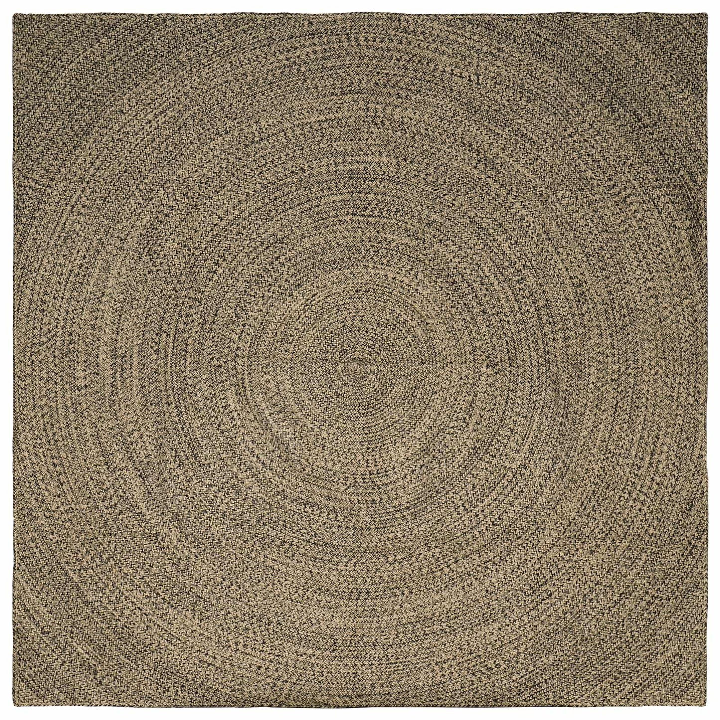 vidaXL Area Rugs Natural and Black 200 x 200 cm Jute