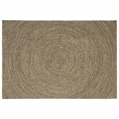 vidaXL Area Rugs Natural and Black 200 x 290 cm Jute