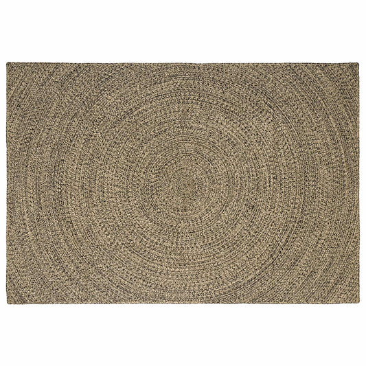 vidaXL Area Rugs Natural and Black 200 x 290 cm Jute