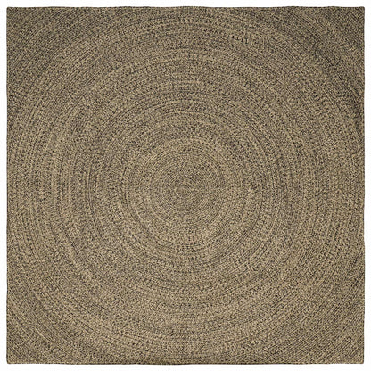 vidaXL Area Rugs Natural and Black 300 x 300 cm Jute