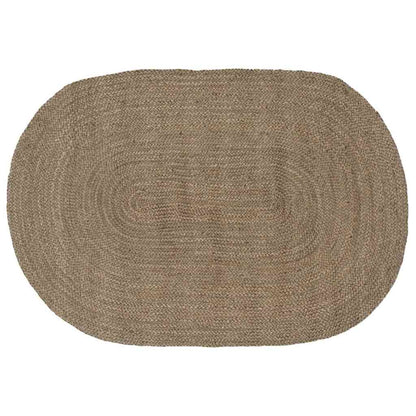 vidaXL Area Rugs Grey 122 x 183 cm Jute