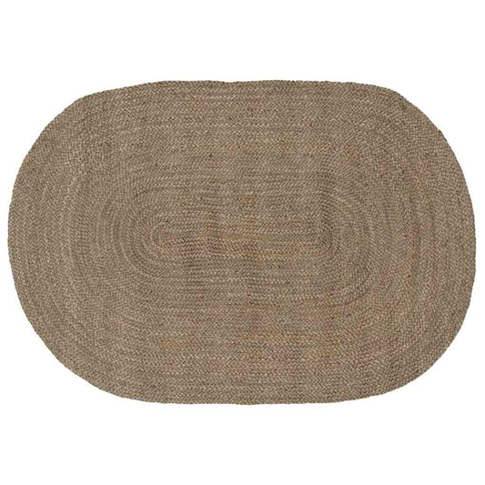 vidaXL Area Rugs Grey 122 x 183 cm Jute