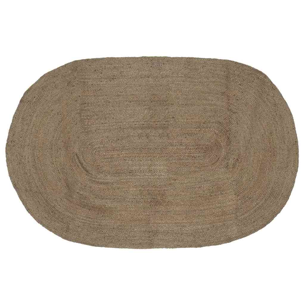 vidaXL Area Rugs Grey 152 x 245 cm Jute