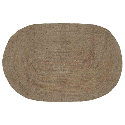 vidaXL Area Rugs Grey 152 x 245 cm Jute
