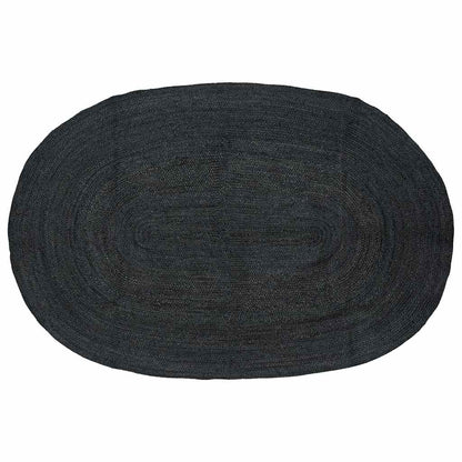 vidaXL Area Rugs Dark Grey 152 x 245 cm Jute