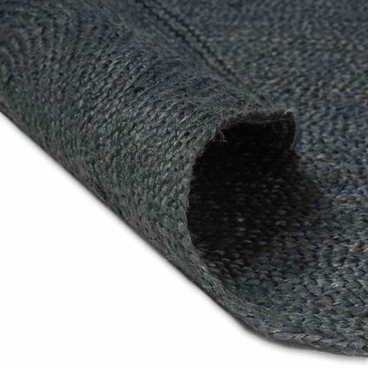vidaXL Area Rugs Dark Grey 205 x 305 cm Jute